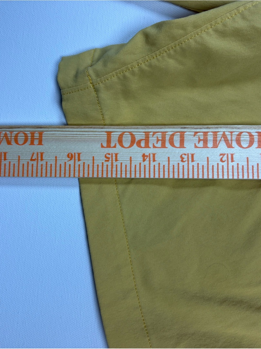 REI Kids Mustard Yellow Swim Trunks with Red Drawstring - Picture 5 of 6